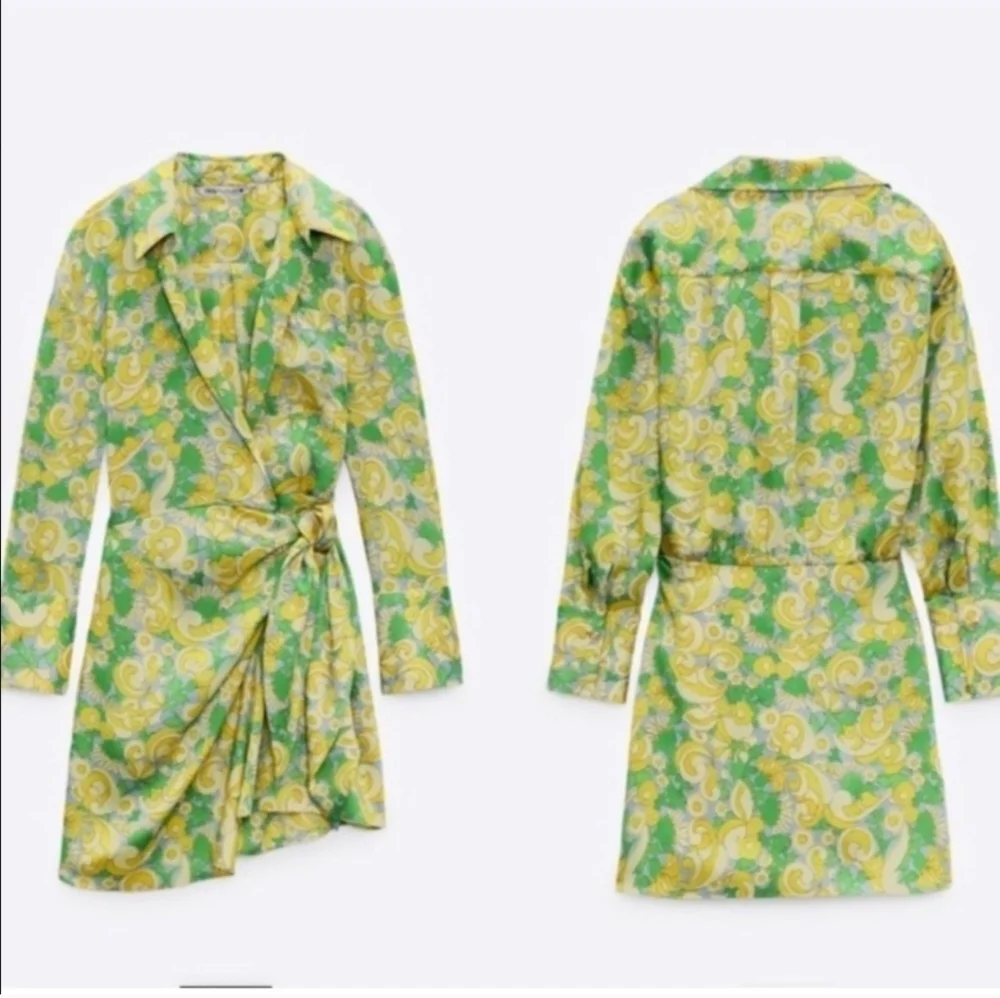 ZARA NWTs Bloggers Printed Dress - Picture 3 of 14